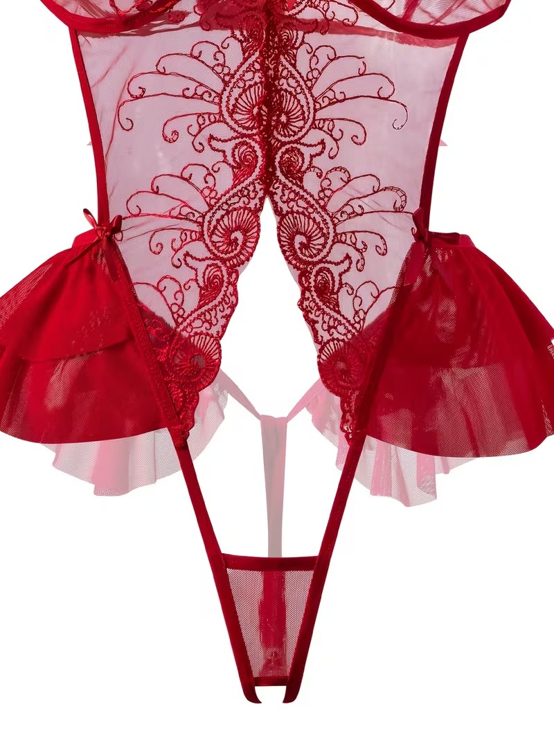 Damen-Body mit tiefem V-Aussch – Lace Teddy Lingerie Bewertung und Preis